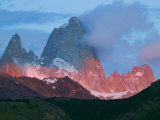 Morning View of Fitz Roy, National Park Los Glaciares, El Chalten, Patagonia, Argentina