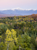 Buy Dusk and Mount Washington, White Mountains, Bethlehem, New Hampshire, USA at AllPosters.com