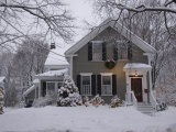 Reading, Private Home After Snowfall, (Pr), Massachusetts,USA