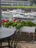 Boats Moored in Perkins Cove, Ogunquit, Maine, USA