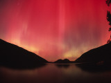 Aurora Borealis over Jordan Pond in Late October