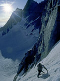 Buy Climber in Clyde's Couloir on North Palisade Peak at AllPosters.com