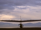 Buy Hang Glider and Pilot Wait to Launch at Point of the Mountain at AllPosters.com