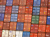Buy Containers Stacked Together at the Port of Singapore Authority at AllPosters.com