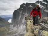 Buy Mountaineer Scrambles on a Ridge in the Cirque of the Unclimbables at AllPosters.com