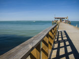 Pier Juts Out into the Gulf of Mexico