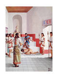 Assyrian King Humiliates a Captured Babylonian King, 1243-1207 B.C