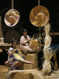Buy Aguadilla Women Weave Giant Sombreros, Straw Hats, Mats and Baskets at AllPosters.com