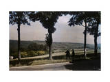 Buy Two People Look Out over an American Battlefield in France at AllPosters.com