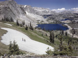 Snow Is Present Even in August at Lake Marie