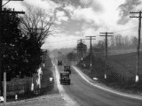 Buy Cars Drive on the State Highway Stretching East to West at AllPosters.com