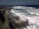 Buy Coastline View from San Cristobal's Fort and El Morro's Fortress at AllPosters.com