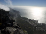Clouds Cover the Twelve Apostles in Cape Town