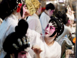 Buy Chinese Opera Performers Prepare for the A-Ma Temple Festival at AllPosters.com