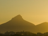 View of Lion's Head Mountain from Big Bay, South Africa