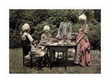 Buy Costume Ceremony in the Garden of Kenmore, Mary Washington's Home at AllPosters.com