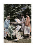 Buy Young Women from Newcomb College, Gather with their Artwork at AllPosters.com
