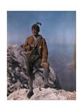 Guide Leads Climbers Up 9,725-Foot Zugspitze on Tyrol-Bavaria Border