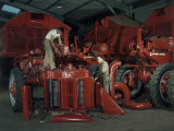Buy Men Attach a Cotton Picker to a Tractor at AllPosters.com