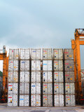Buy Containers Stacked Together at the Port of Singapore Authority at AllPosters.com