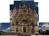Buy Composite of the Orvieto Cathedral with Tourists About at AllPosters.com