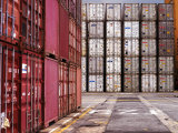 Buy Containers Stacked Together at the Port of Singapore Authority at AllPosters.com
