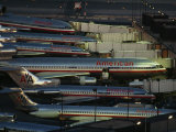 Buy American Airlines Passenger Jets at Terminals at O'Hare Airport at AllPosters.com