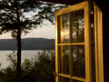 Open Window with a View of Lake Champlain