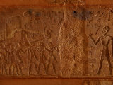 Relief on the Red Chapel of Hatshepsut's Likeness Chiseled Away