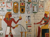 Mural Painting of Thutmosis Iii from the Hathor Chapel