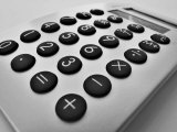 Calculator Still-Life, Studio Shot