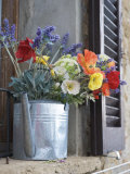 Buy Water Pitcher Holding Flowers Standing in a Windowsill at AllPosters.com