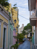 Street in Colorful Old San Juan, Puerto Rico