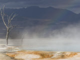Buy Rainbow Formed in the Steam Rising from Hot Spring at AllPosters.com