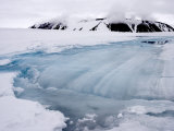 Buy Meltwater Pool Drains into a Forming Crevasse on Jakeman Glacier at AllPosters.com