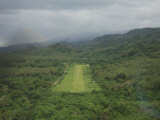 Landing Approach to the Kwalusuki Airstrip on Ambae Island