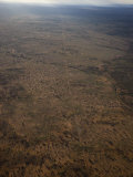 Arid Desert Landscape Near Gosses Bluff Meteor Crater