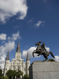 St Louis Cathedral in Jackson Square on a Sunny Day