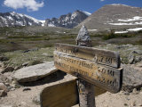 Longs Peak Seen from Chasm Lake Trail, Rocky Mountain National Park