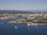 Victoria from the Air on a Sunny Summer Day
