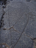Sail Images on Rock Art at a Resort in Hawaii