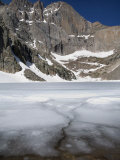 Ice and Snow Still on Chasm Lake and Longs Peak on First Day of Summer