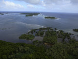 Aerial View of the Ancient Ruins of Nan Madol on Pohnpei Island