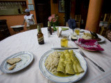 Enchiladas at La Casa Del Pan, Which Specializes in Local Foods