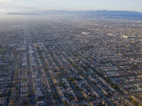 Aerial View of Los Angeles on Approach to the Airport