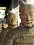 Buy Terra Cotta Soldiers with Facial Pigment Rise from 2,000 Year Grave at AllPosters.com