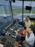 Buy Air Traffic Controllers Direct Traffic from a Radio Console at AllPosters.com