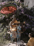 Buy Priest Commemorates the Travels of Gautama the Buddha in His Pulpit at AllPosters.com