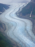 Aerial View of Davidson Glacier Near Haines
