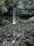 Russell Falls Cascade Through a Cool Temperate Rainforest